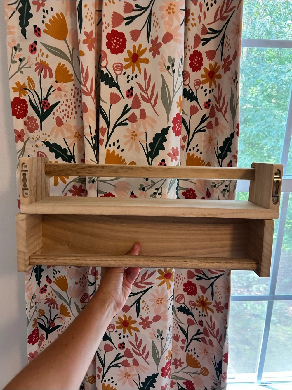 (2) 24 inch floating shelves